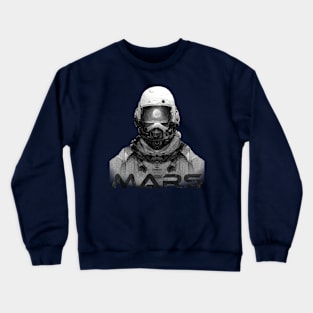 Mars Astronaut Crewneck Sweatshirt